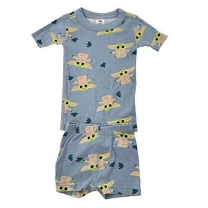 Hanna Andersson Star Wars Pajamas Toddler Size 4 100cm Baby Yoda The Child Grogu